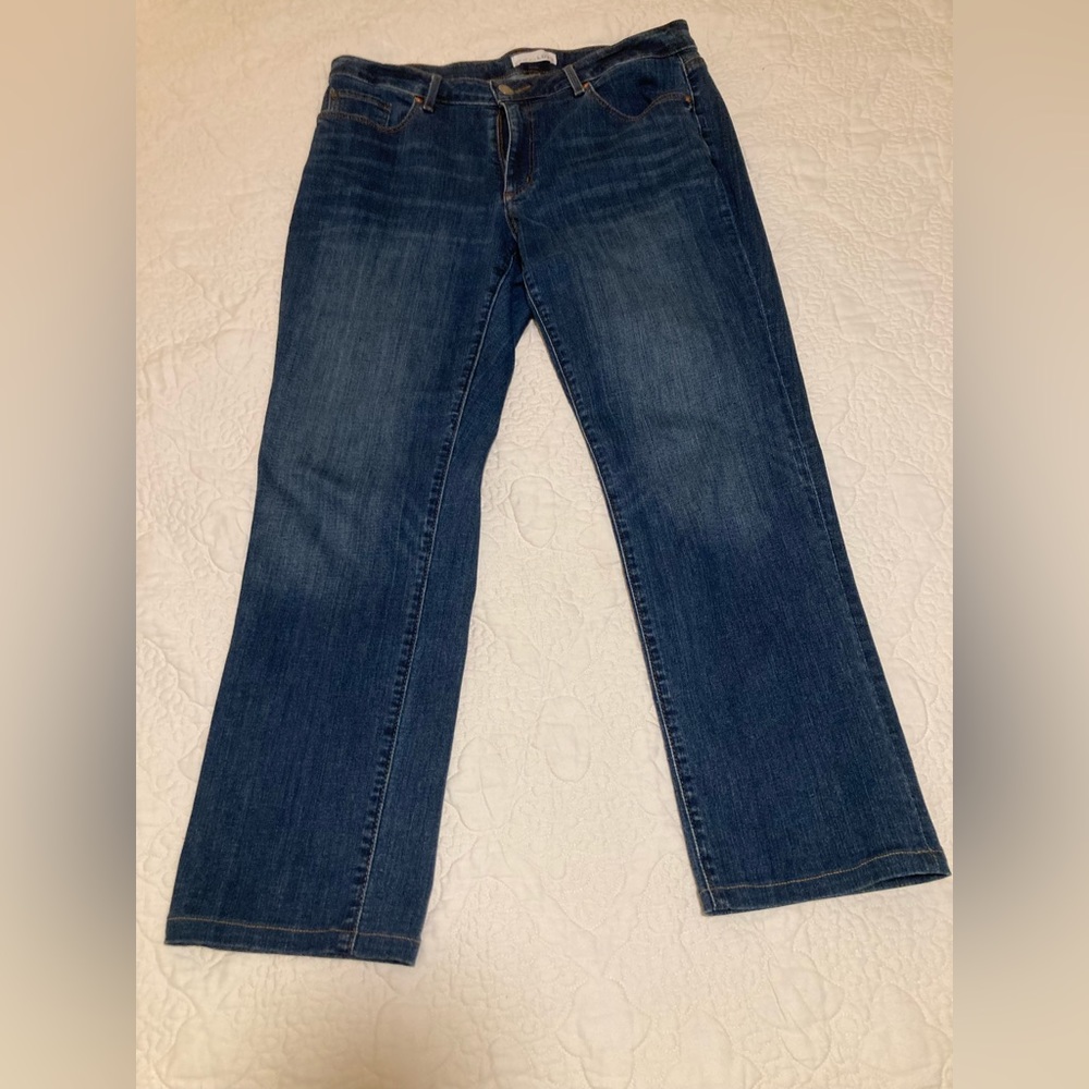 Loft Straight Blue Jeans